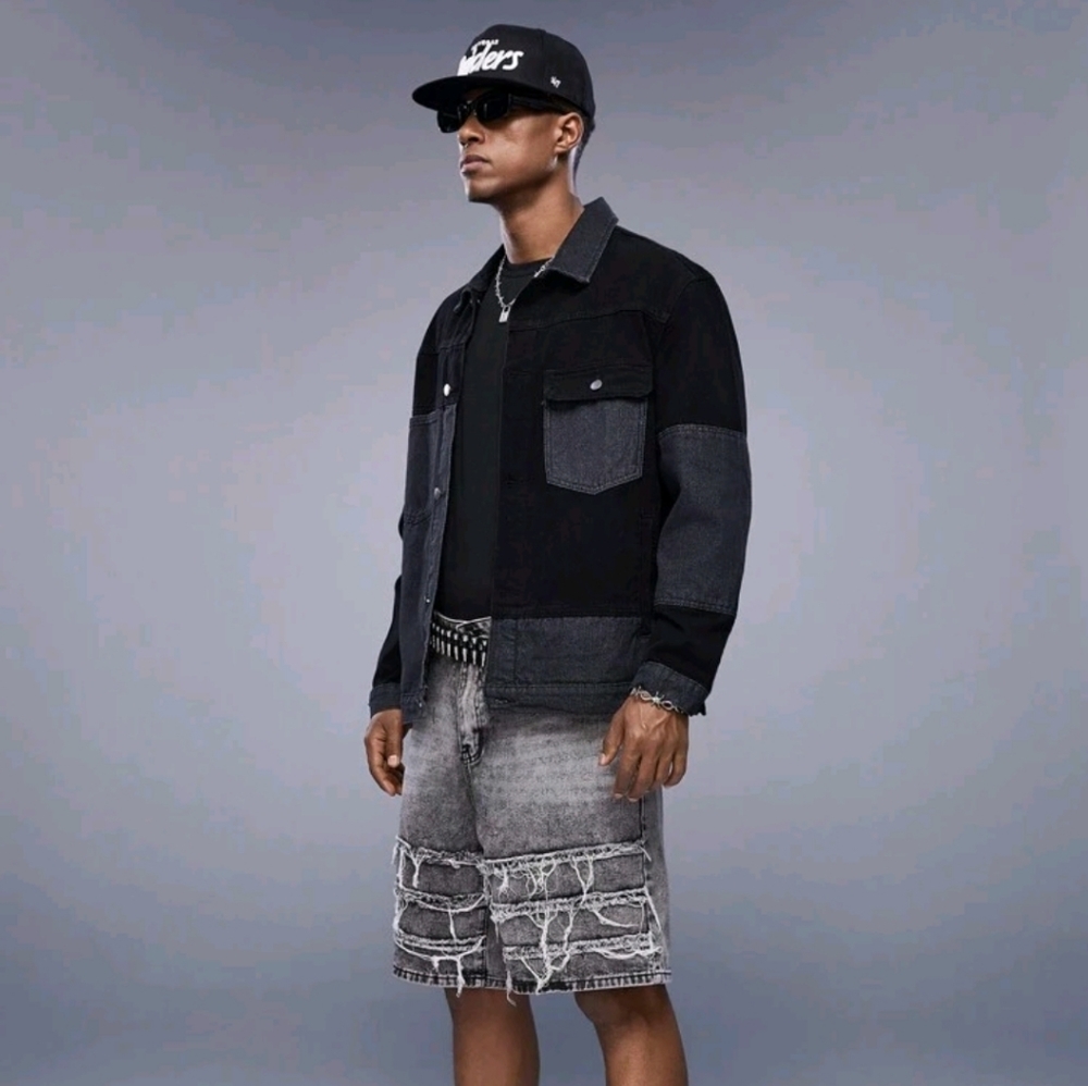 NEW! DENIM JACKET PATCHWORK DESIGN - Picture 5 of 5
